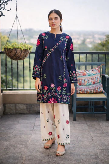 EMBROIDERY LAWN 2PC BY HALEEMA -HP259-