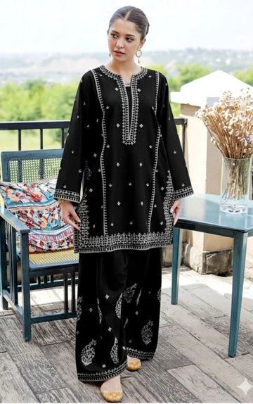EMBROIDERY LAWN 2PC BY HALEEMA -HP133--