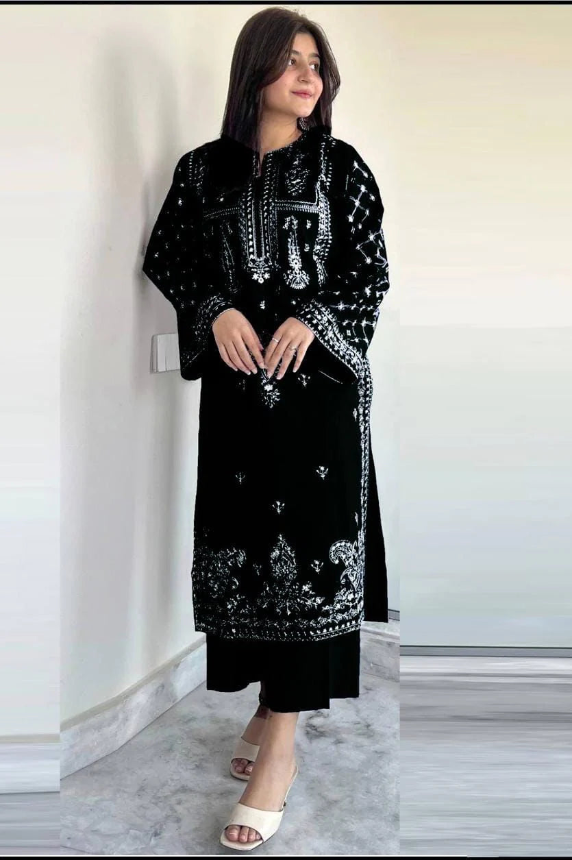 EMBROIDERED LAWN 2PC BY HALEEMA -HP090-
