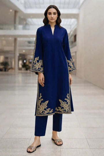 EMBROIDERY LAWN 2PC BY HALEEMA -HP223-B