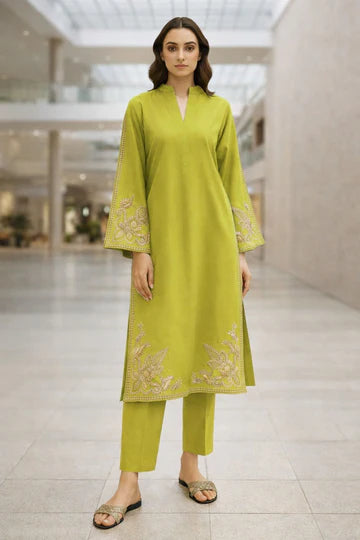 EMBROIDERY LAWN 2PC BY HALEEMA -HP223-A