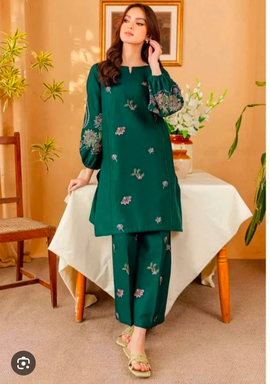 EMBROIDERY LAWN 2PC BY HALEEMA -HP565-