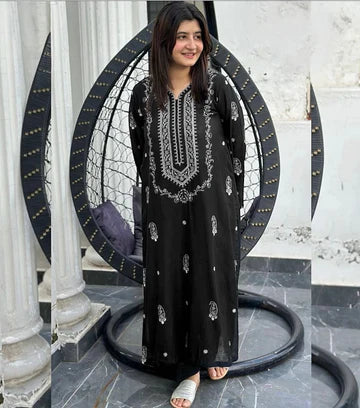 EMBROIDERY LAWN 2PC BY HALEEMA -HP335-