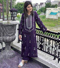 EMBROIDERY LAWN 2PC BY HALEEMA -HP335-E