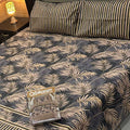 Cotton Gold fabric King Size Bed Sheet