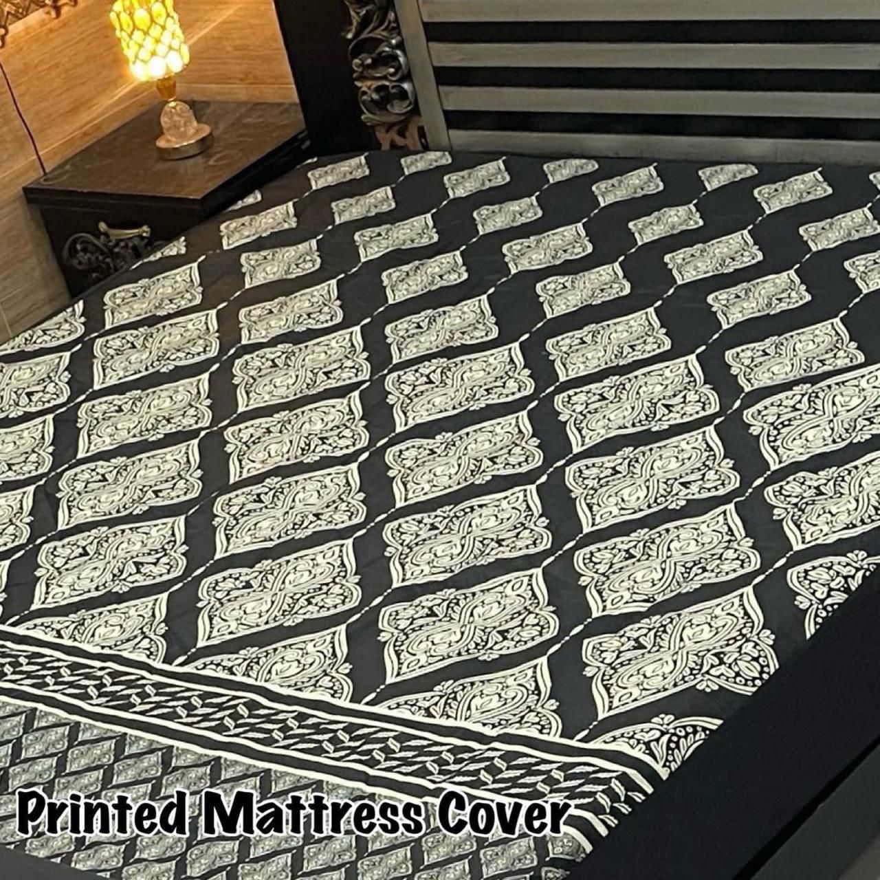 King Size Printed Mattress Covers