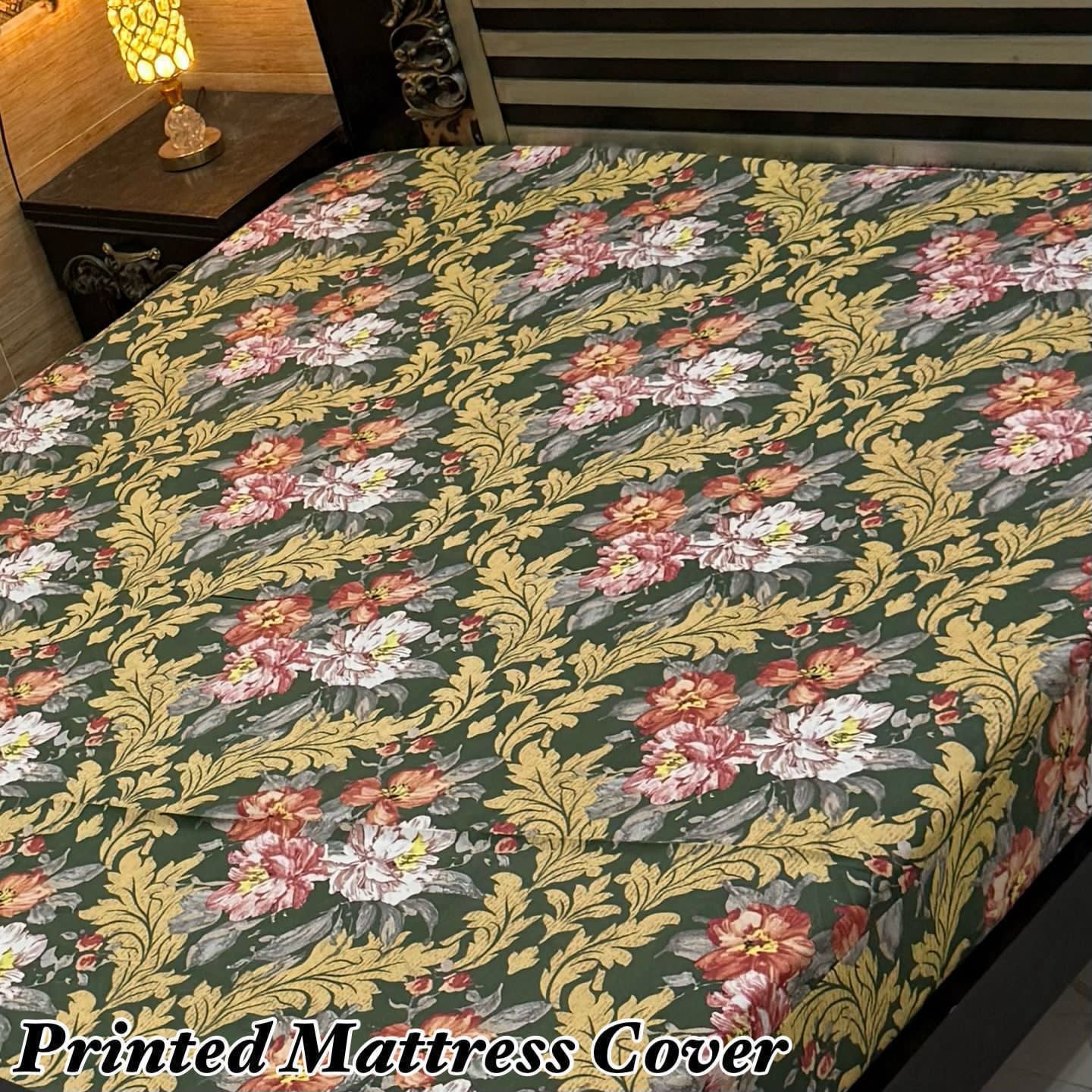 King Size Printed Mattress Covers