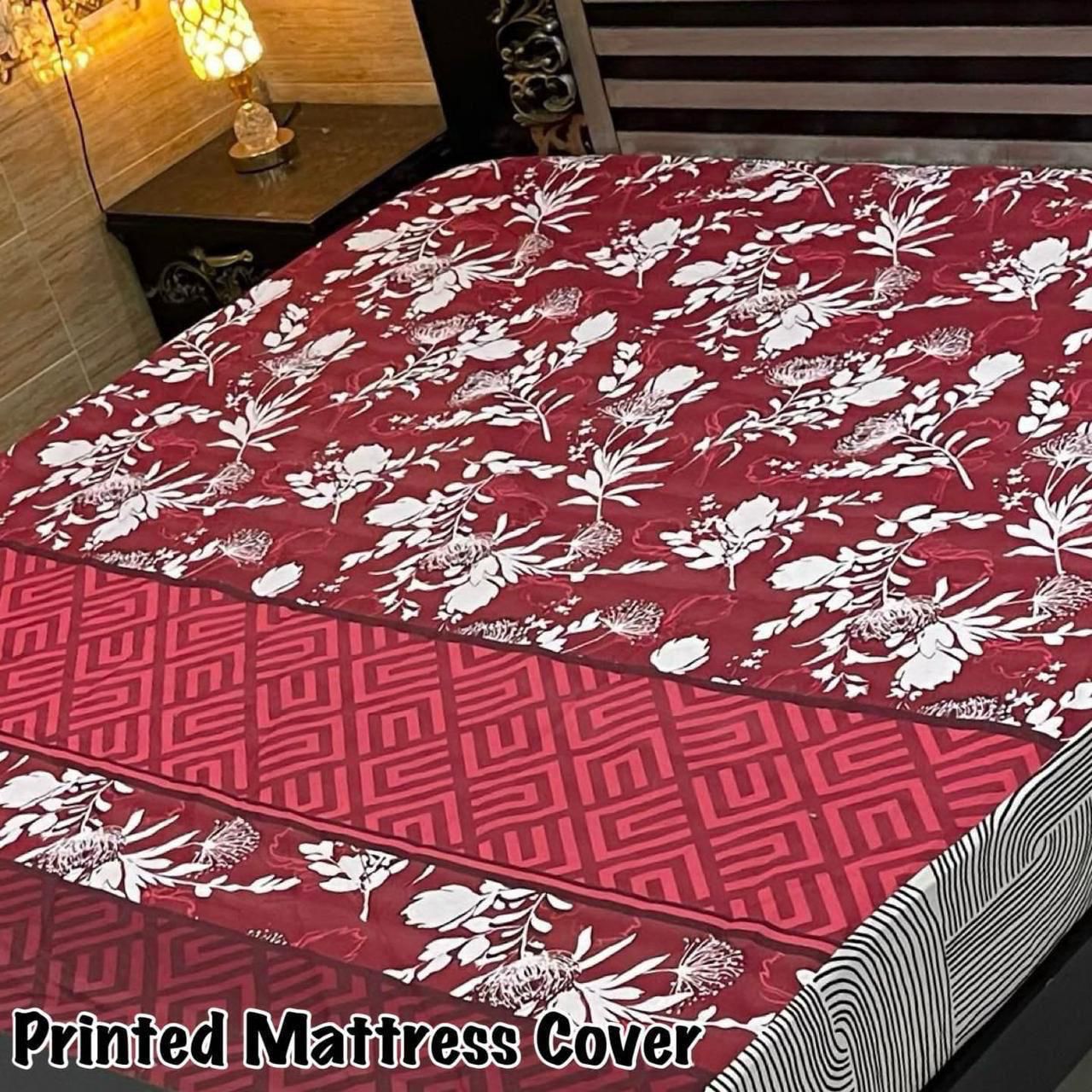 King Size Printed Mattress Covers