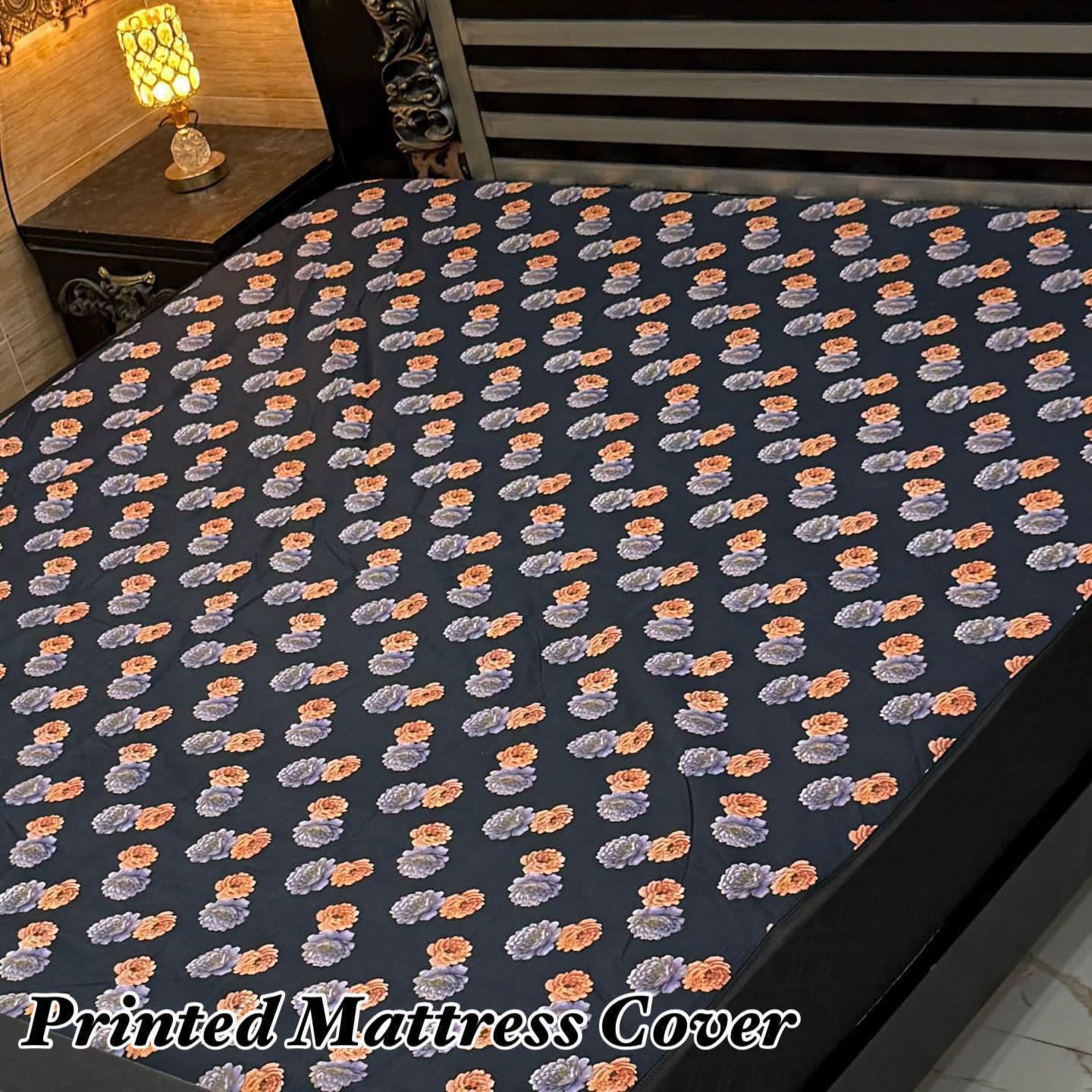 King Size Printed Mattress Covers