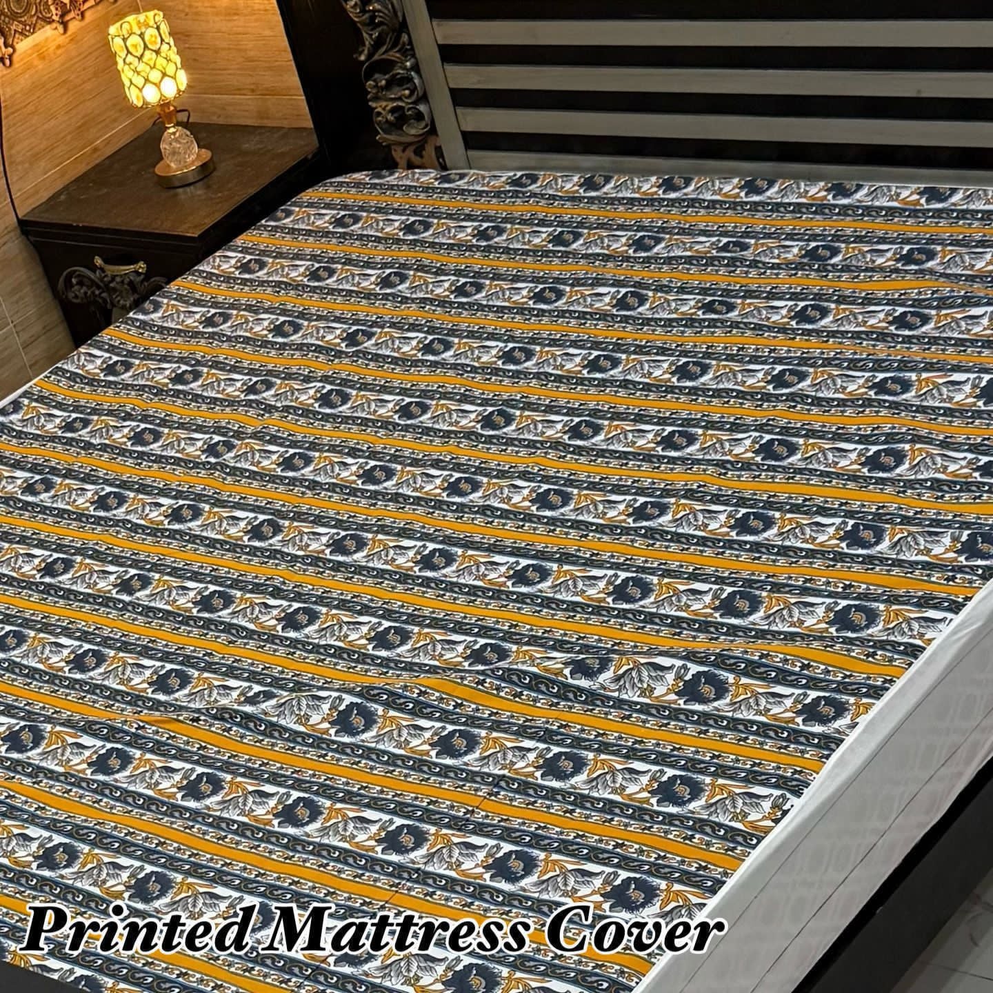 King Size Printed Mattress Covers