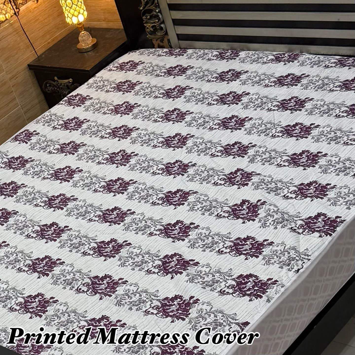King Size Printed Mattress Covers