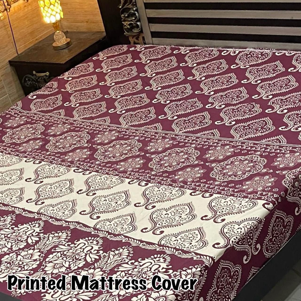 King Size Printed Mattress Covers