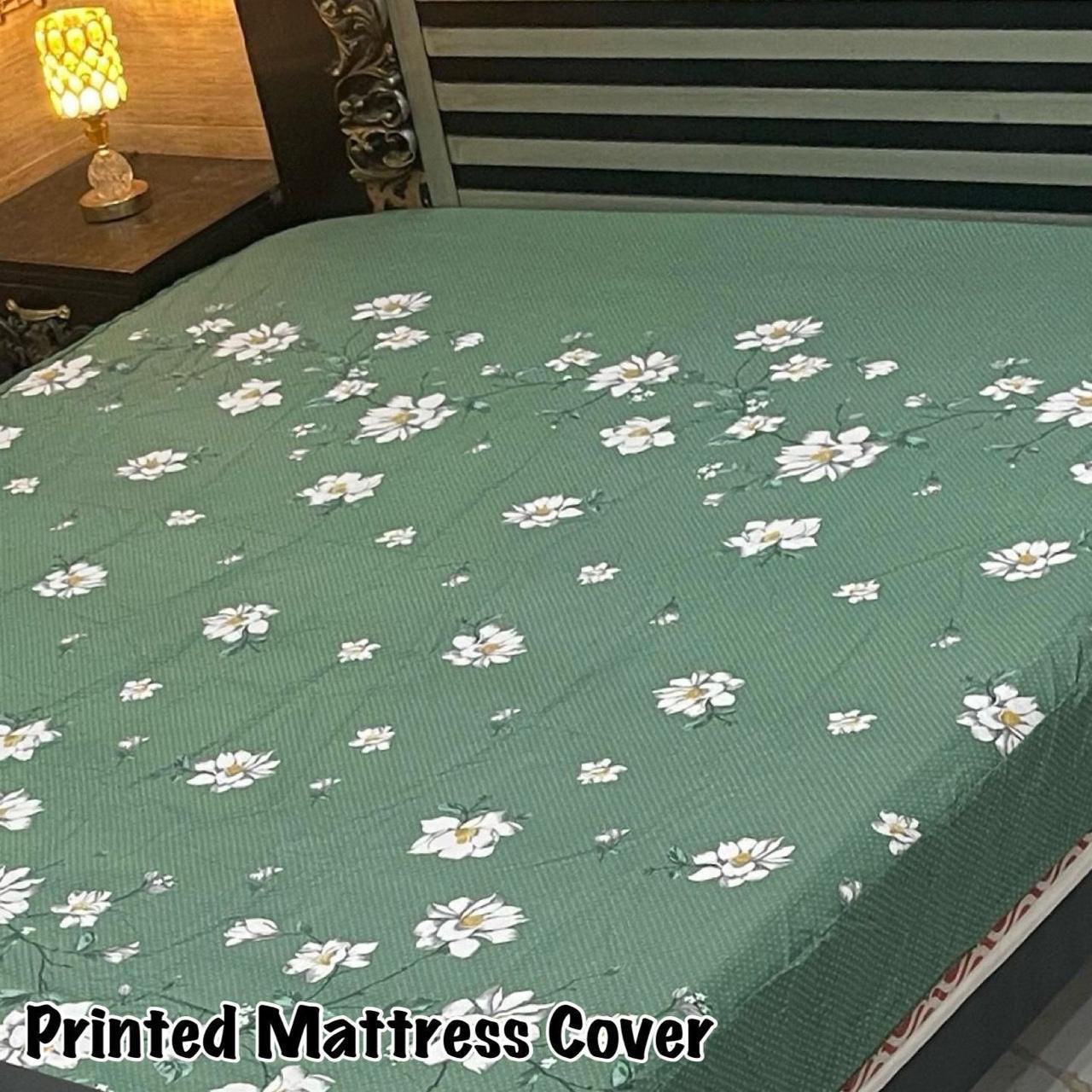King Size Printed Mattress Covers
