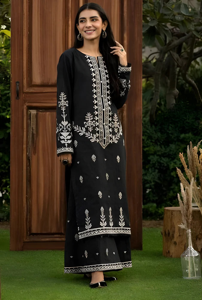 EMBROIDERY LAWN 2PC BY HALEEMA -H779--