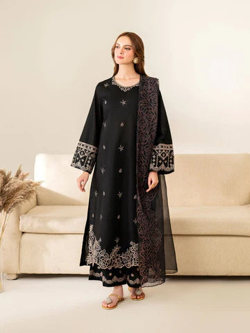 GARNET SUMMER LAWN EMBROIDERED 3PC - G01-